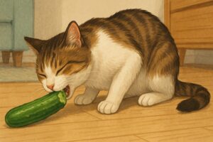 猫がきゅうりを食べてもいいの?