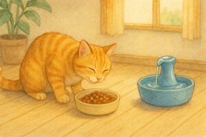 猫に麦茶は様子を見ながらあげましょう
