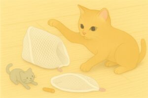 洗濯ネットに慣れさせよう