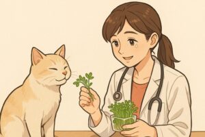 猫に豆苗を与えるメリットと安全な与え方