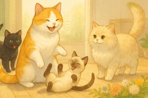 茶白猫の性格は?