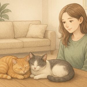 猫のくっつき寝で気をつけること