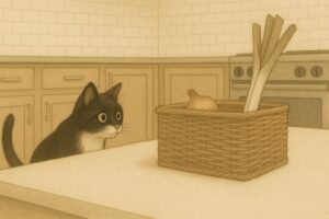 猫にネギ類は近づけないように!