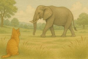 猫とゾウ