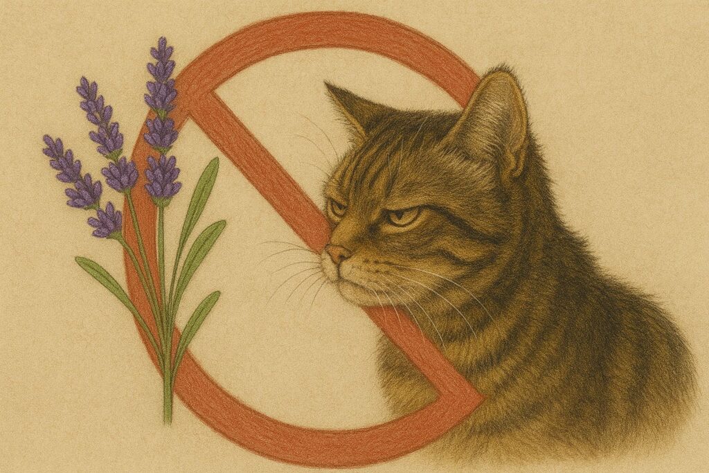 猫にラベンダーは毒!