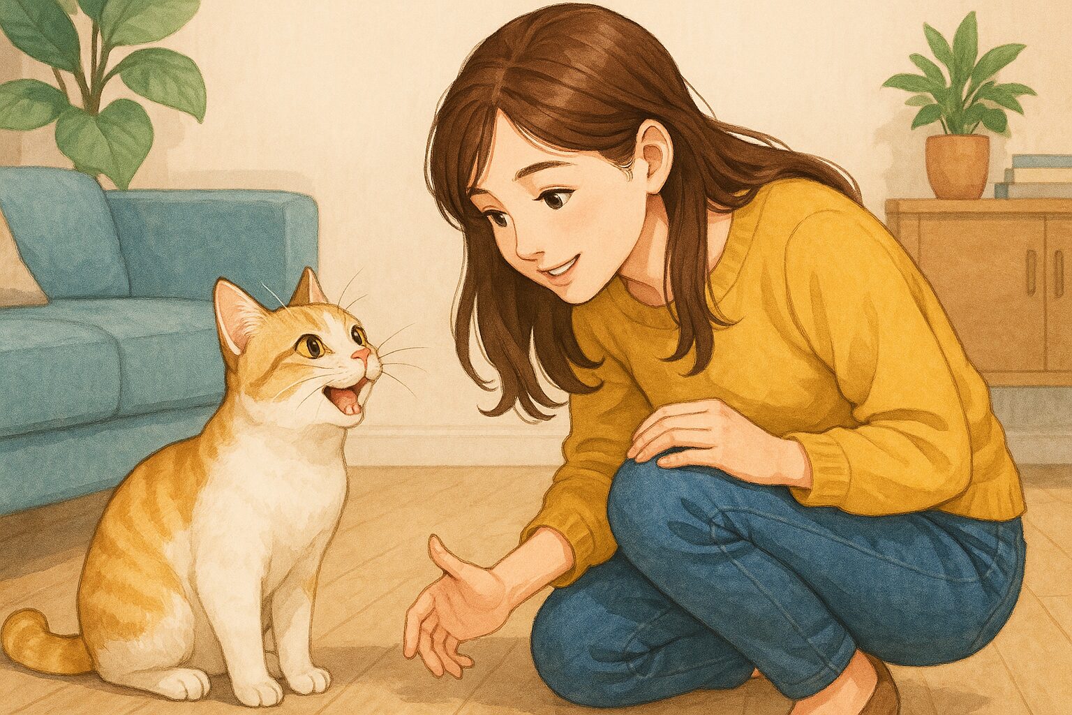 猫ちゃんの鳴き声