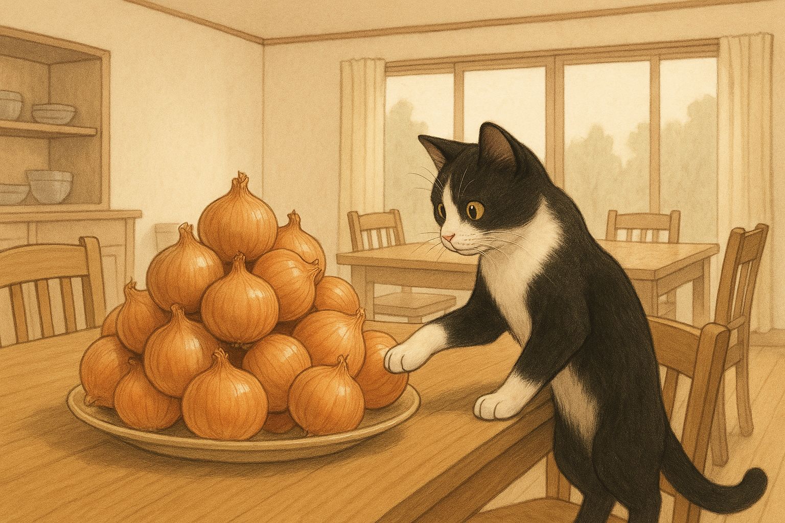猫と玉ねぎの関係
