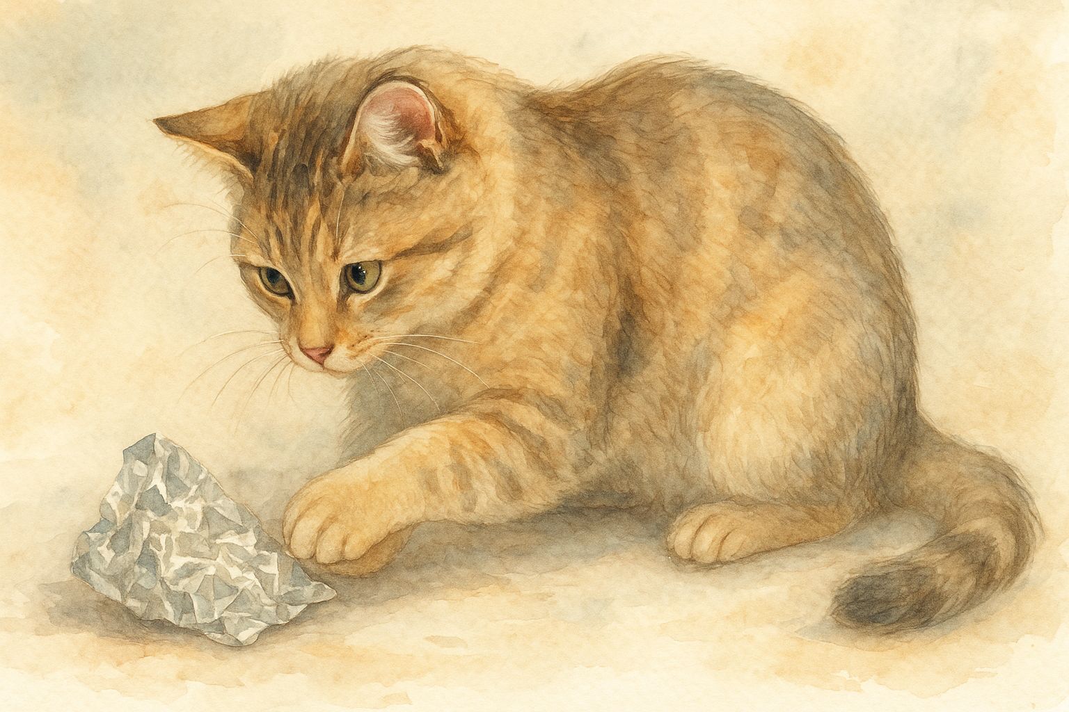 猫とアルミホイルの関係