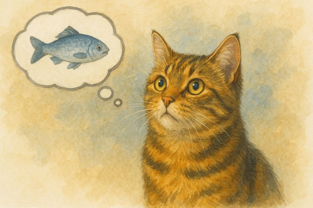 猫が餌の周りをひっかく理由とは