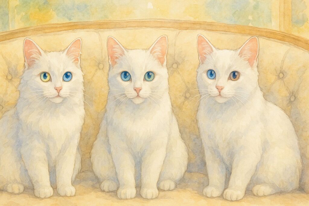 猫のオッドアイの種類や組み合わせは?