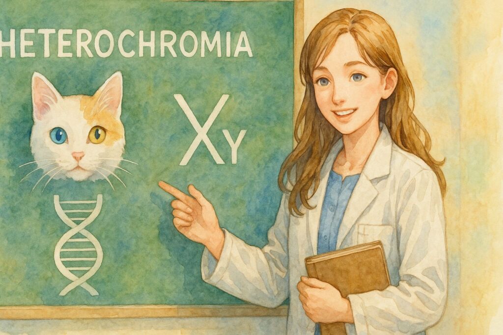 猫のオッドアイは何故なるの?