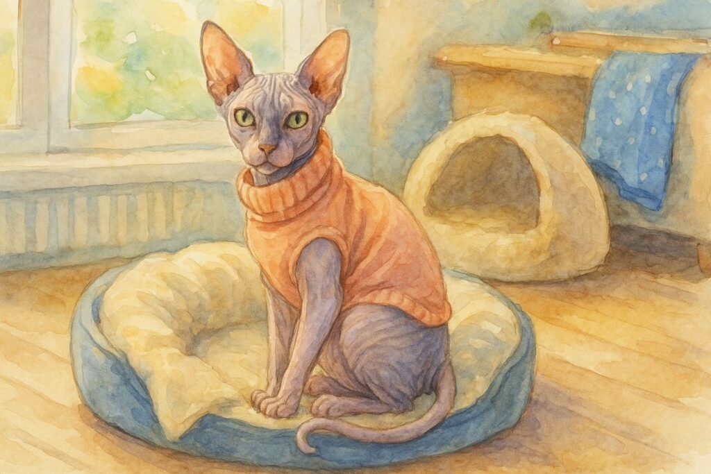 猫に毛がないとどうなる？