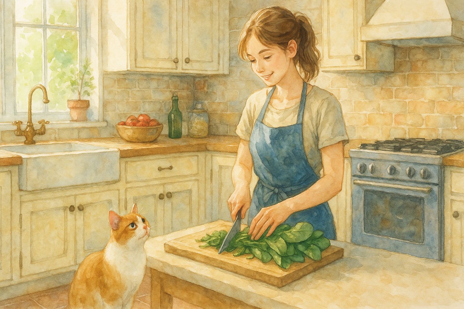 猫とほうれん草の関係