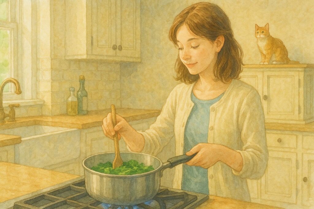 猫にほうれん草をあげるなら茹でる