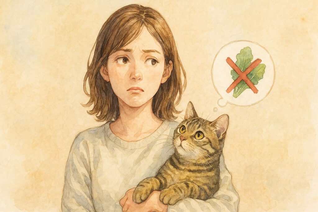猫とほうれん草の疑問