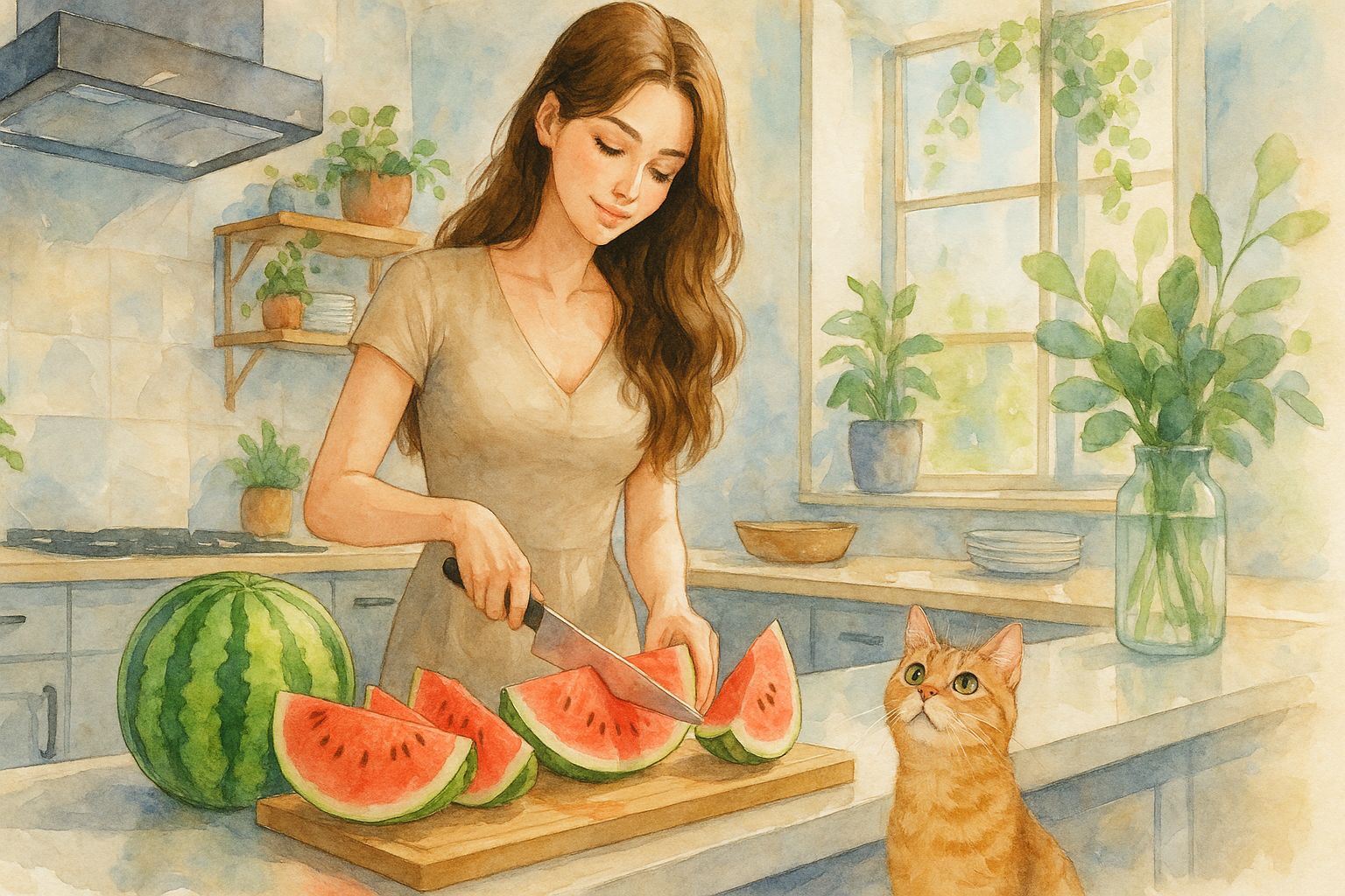 猫にスイカは大丈夫なの？食べても平気？