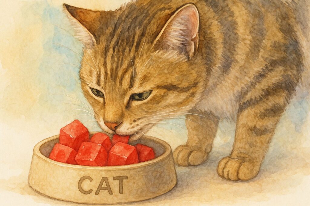 猫へのスイカの正しい与え方は?