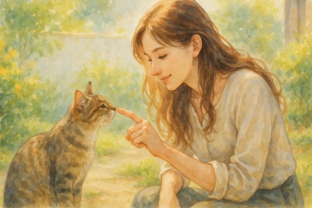 人見知りの猫と心を通わせた成功の秘訣