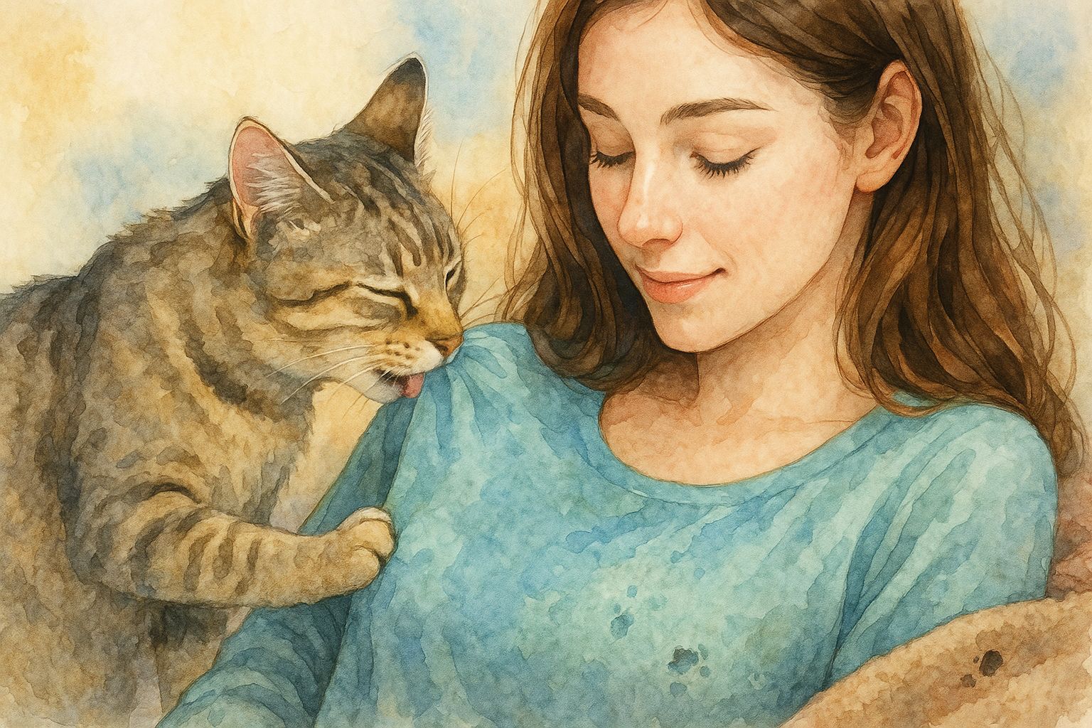 猫が服を舐める・噛むのはなぜ？