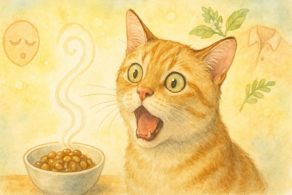 猫が納豆を食べると、どんないいことがあるの?