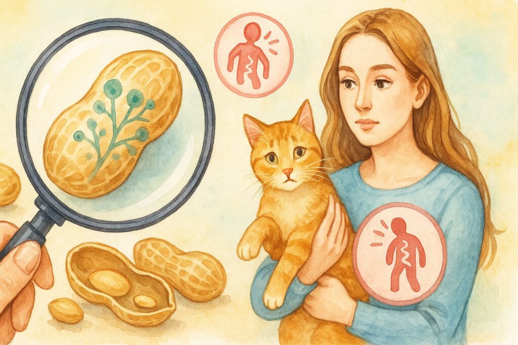 愛猫の健康のために、ピーナッツは避けるのが賢明