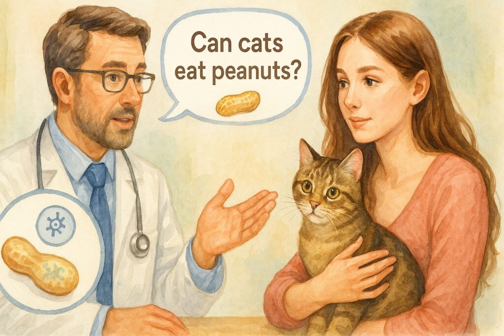 猫がピーナッツを食べたけど、大丈夫なの?獣医師の総合的見解