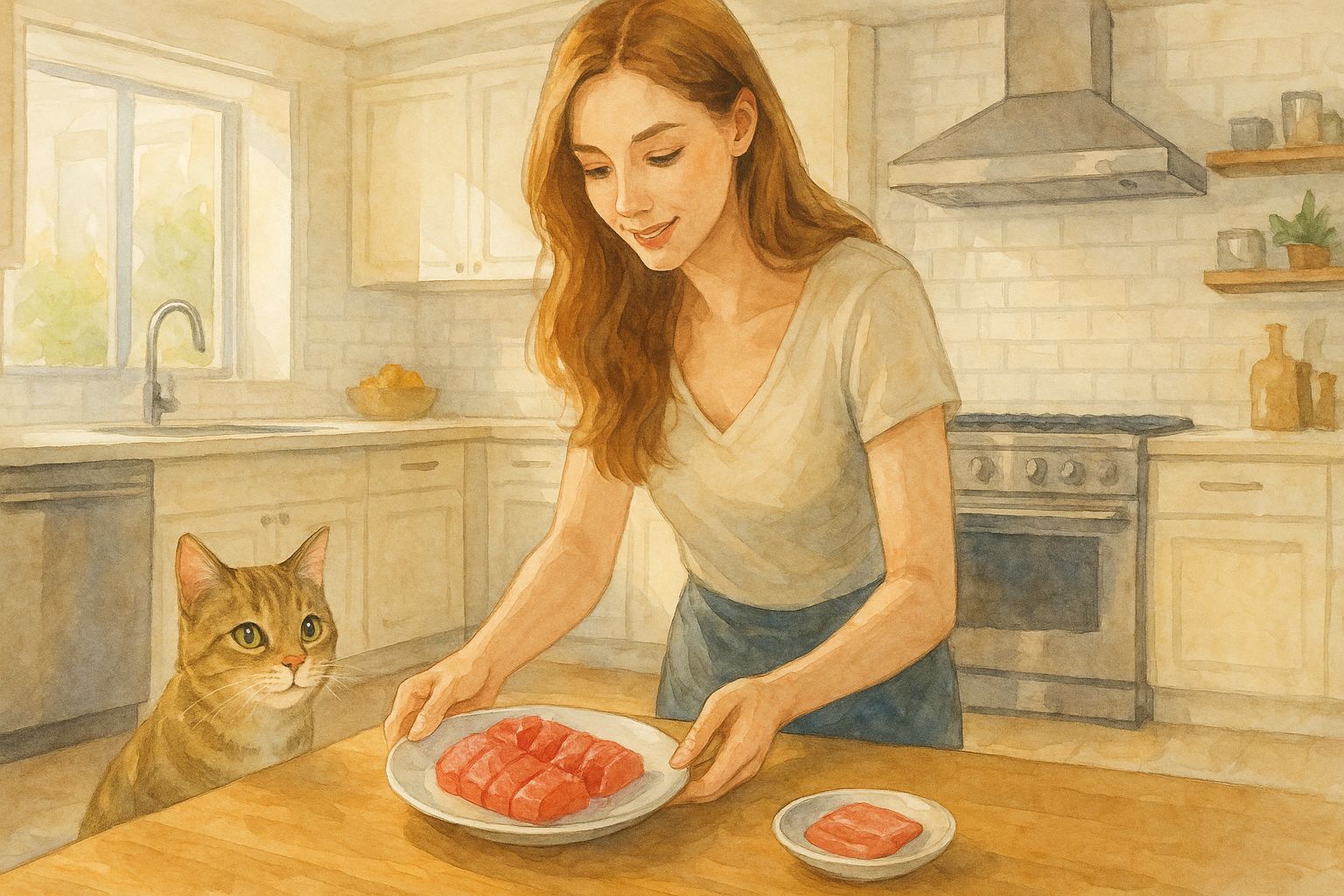 猫に刺身をあげてもいいの？
