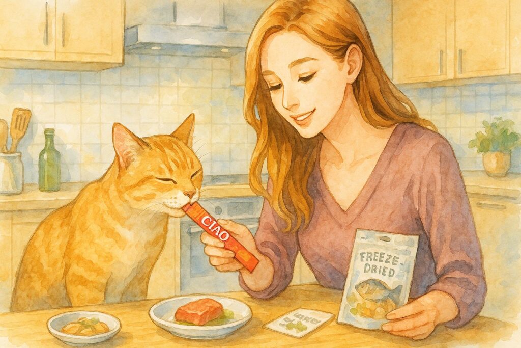 猫ちゃんのおやつセレクション