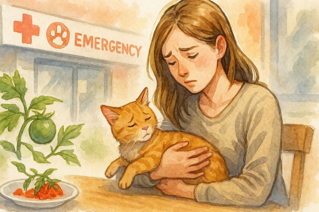 トマトを食べた時の緊急対応は？