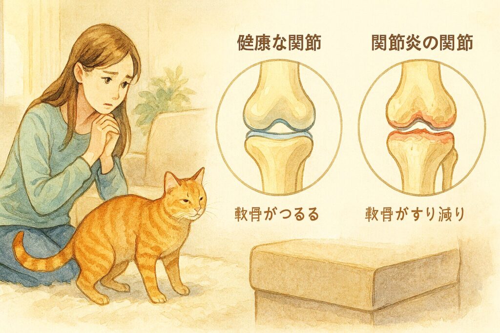 猫の関節炎とは?見過ごしやすい「痛みのサイン」と原因