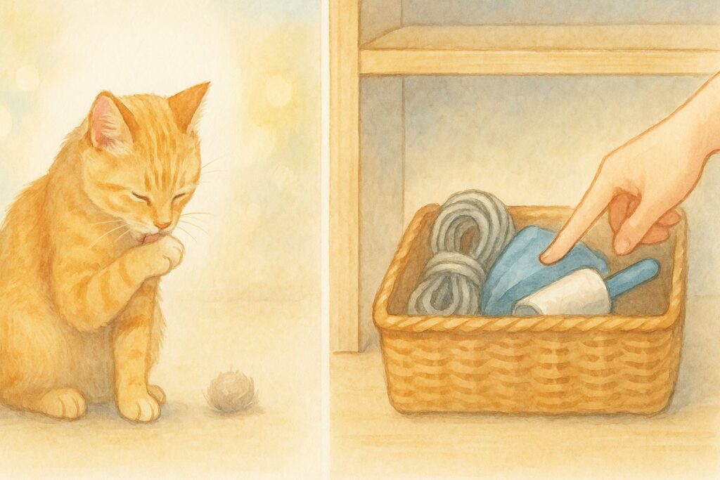 抜け毛を食べる行動の先に待つ、命に関わる緊急事態