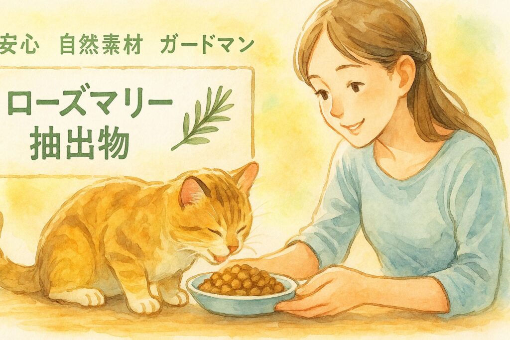 フードの『ローズマリー抽出物』って何してるの?