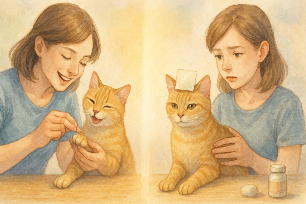 コロコロシートを使った爪切り対策は本当に安全?