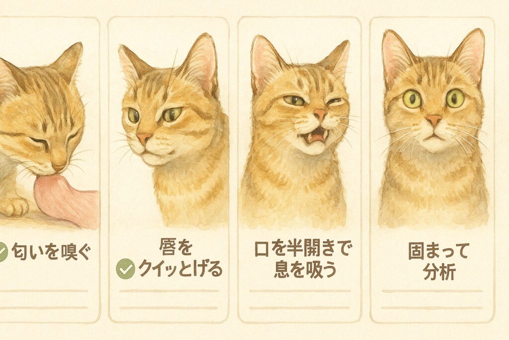 フレーメン反応の仕組みをステップ解説!