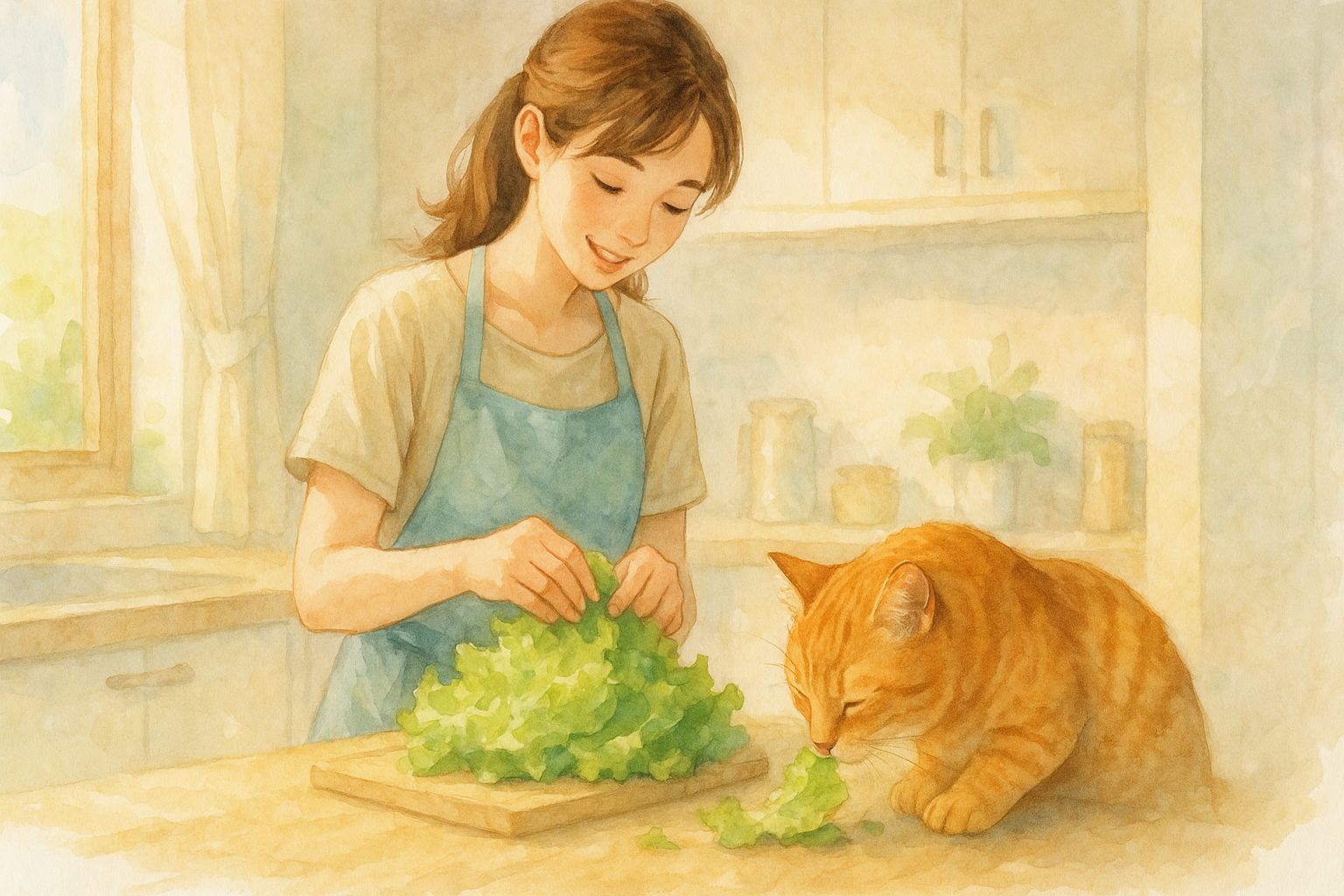 猫はレタスを食べてもいいの?大丈夫?与えるメリットと危険性の徹底解説