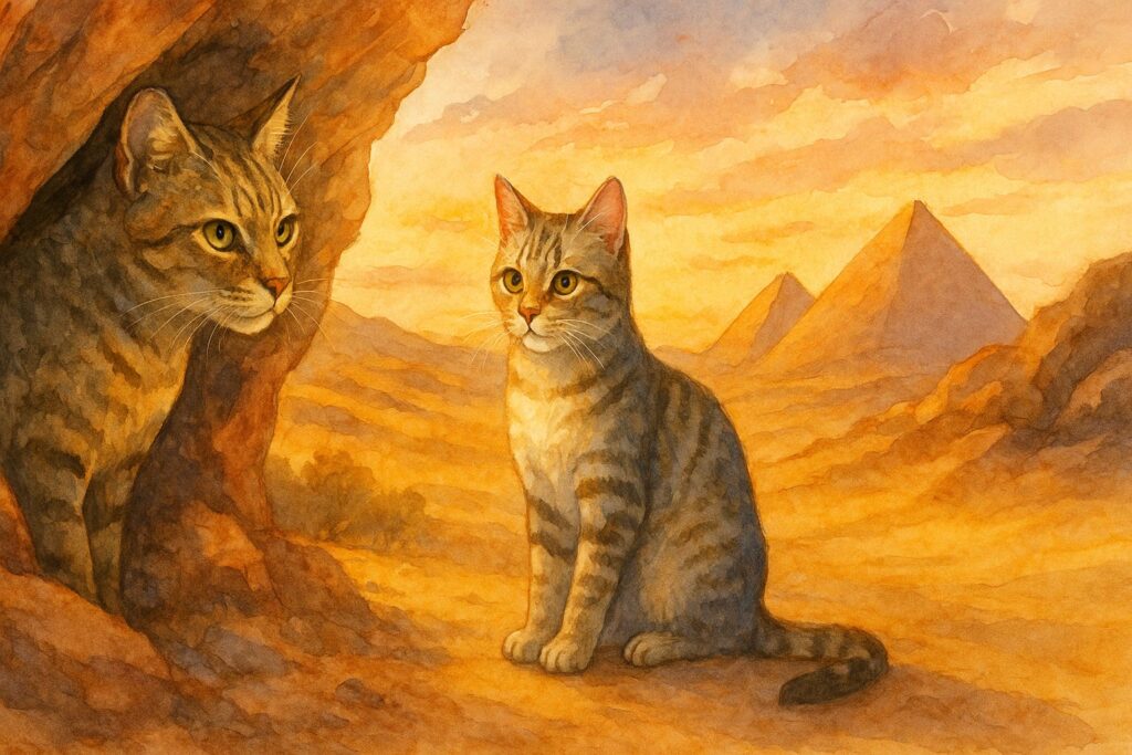 専門家が語る、愛猫の祖先、リビアヤマネコとの深いつながり