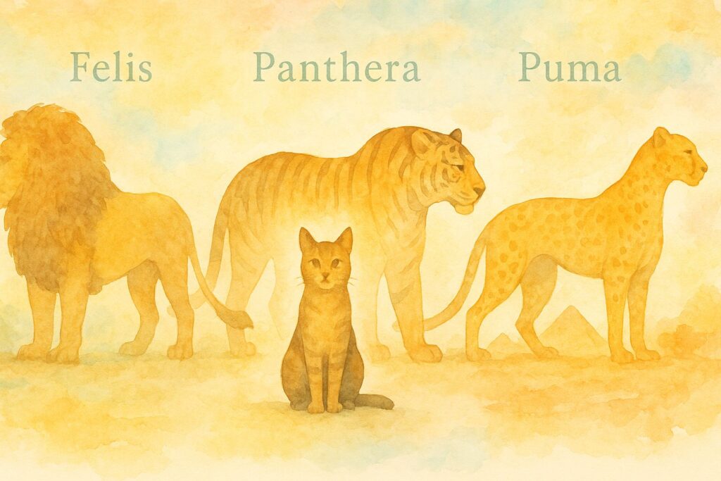 ライオンやトラとどう違う？学名から見るネコ科の世界