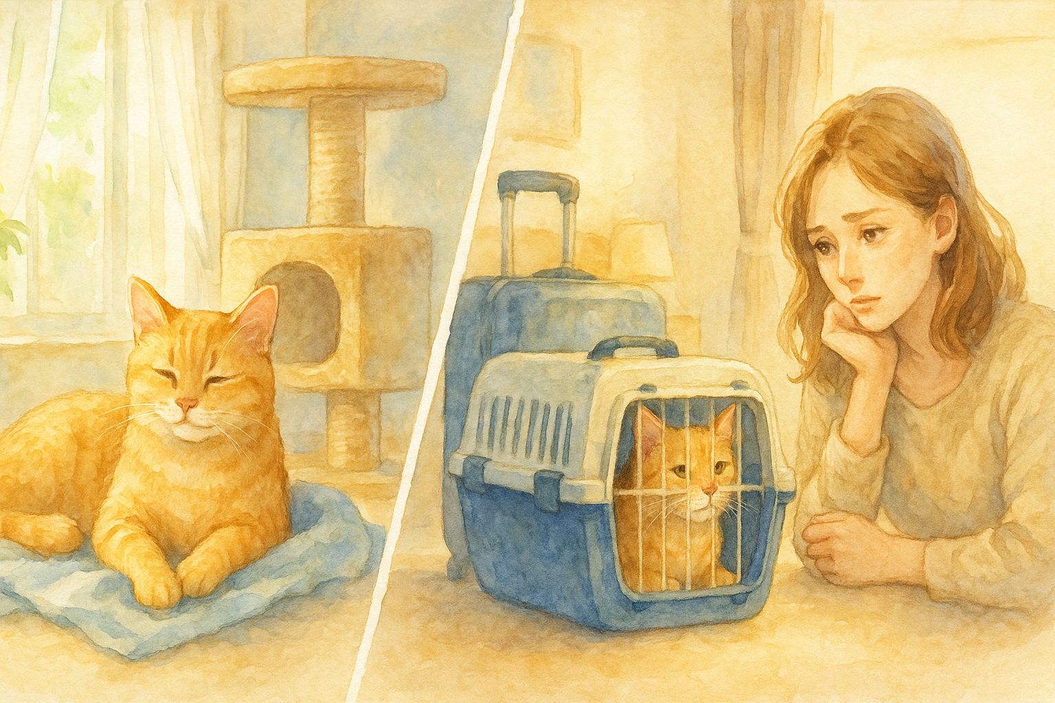 猫を旅行に連れていくべき?その判断と行く場合の準備と対策