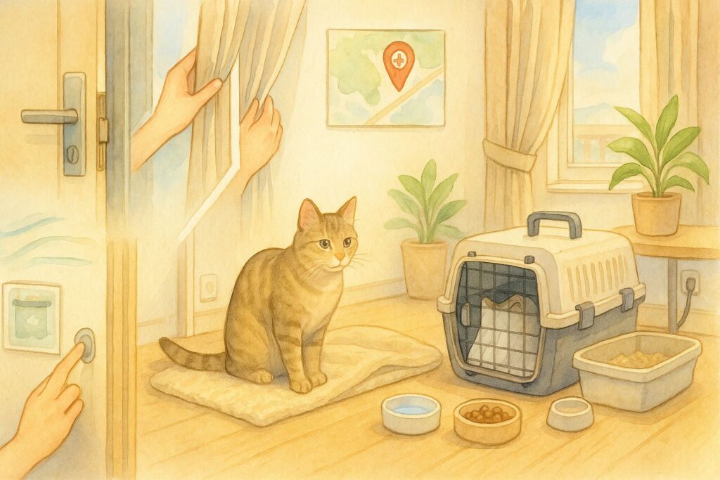 猫を旅行に連れていくことの責任…