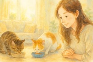猫の多頭飼い「餌の横取り防止」対策とは?