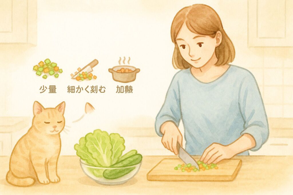 猫が食べられる安全な野菜リスト！与え方と期待できる効果
