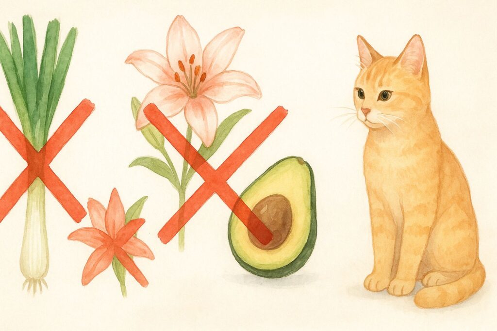 猫にとって危険な野菜・植物…中毒症状と致死性の根拠