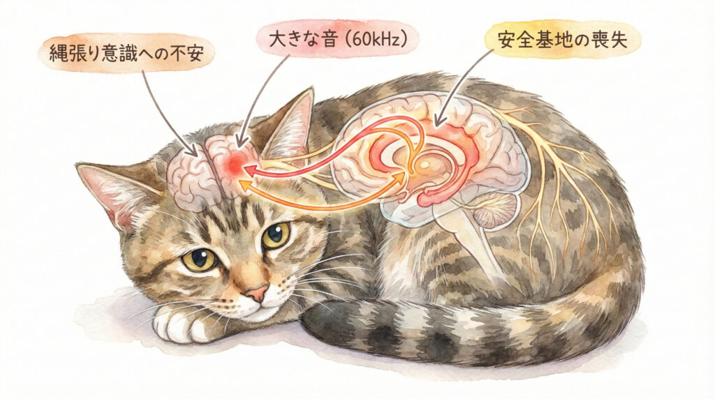 猫の「留守番」におけるストレス要因の科学的メカニズム