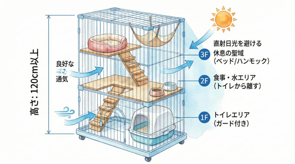 環境省基準と獣医師推奨の「正しいケージ」とは