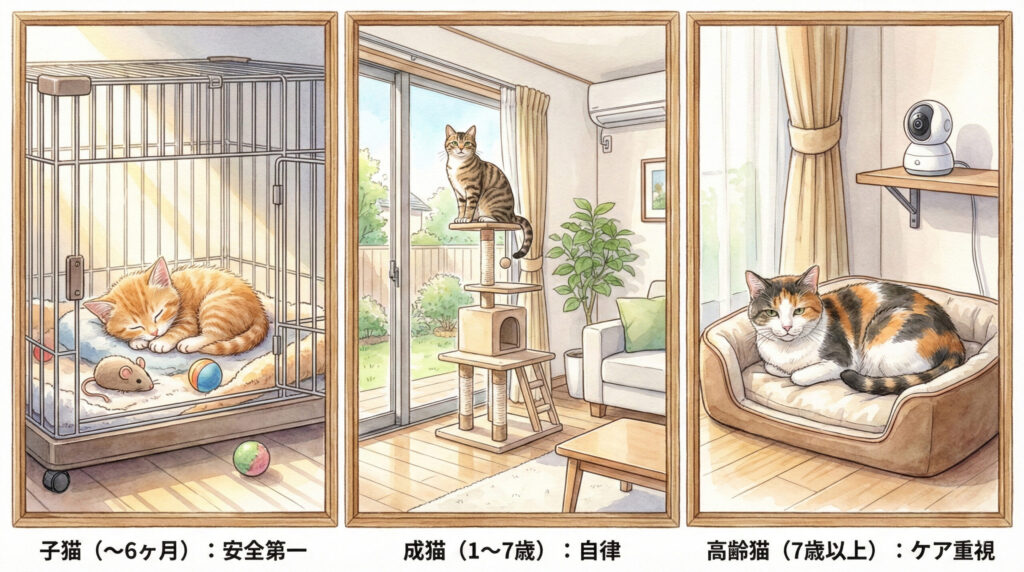 ライフステージ別・最適留守番スタイル