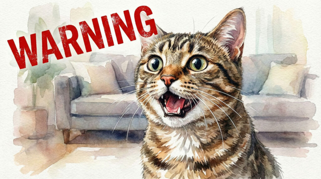 「猫が咳き込むけど吐かない」に対する「緊急受診サイン」