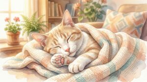 猫を眠らせる具体的な方法とは?食事や音楽など