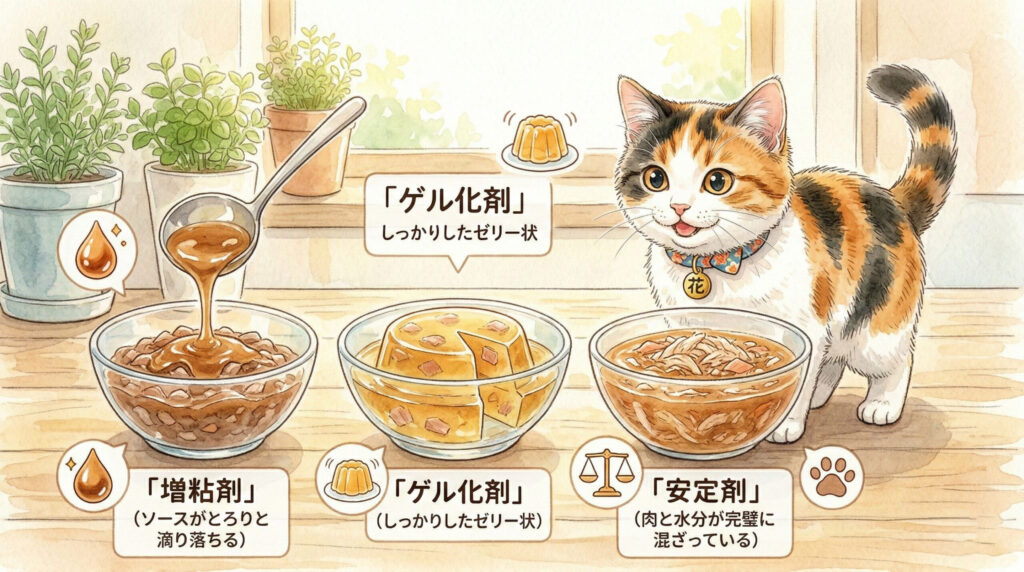 猫の食事に潜む「増粘多糖類」の正体とその役割