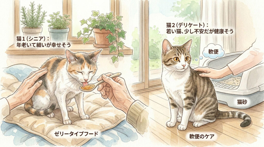 増粘多糖類に関する猫飼いさんの体験談