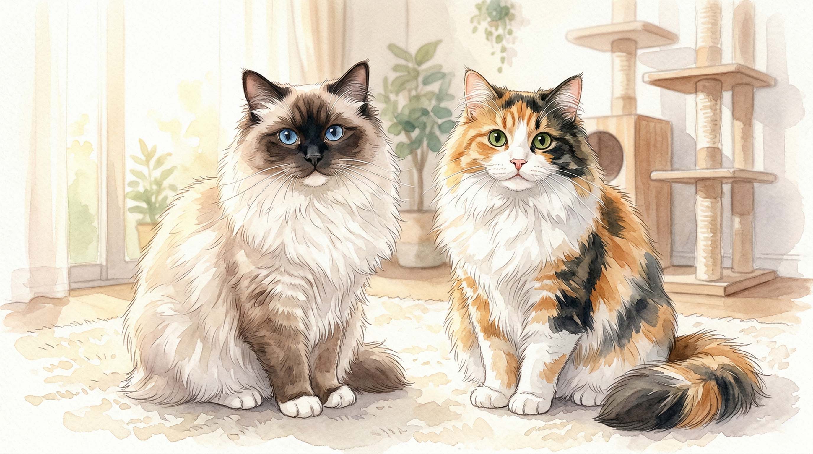 ラガマフィンとラグドールの決定的な違いとは？